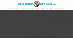 Desktop Screenshot of goldcoastmgcarclub.com.au